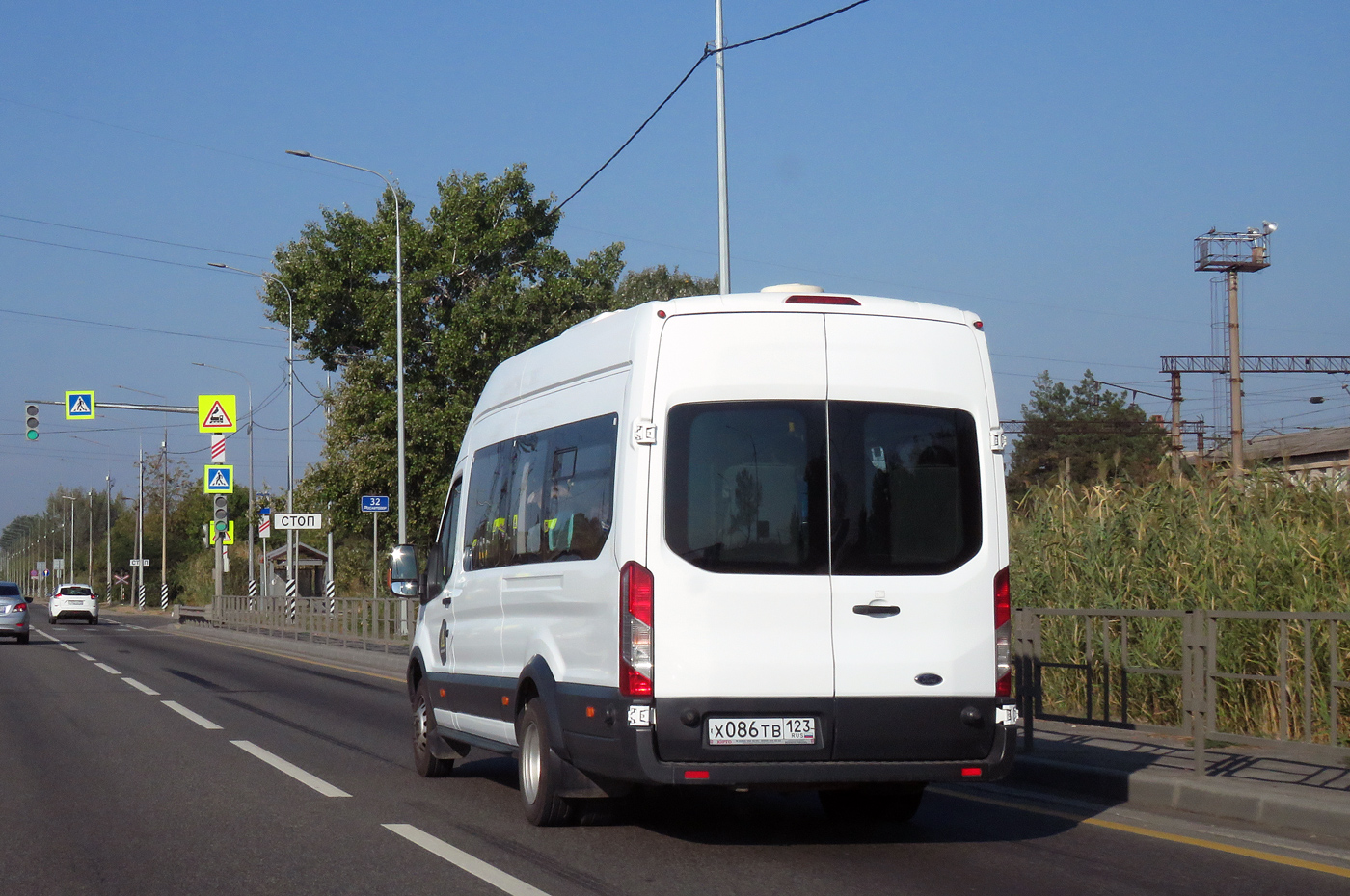 Краснодарский край, Ford Transit FBD [RUS] (Z6F.ESG.) № Х 086 ТВ 123