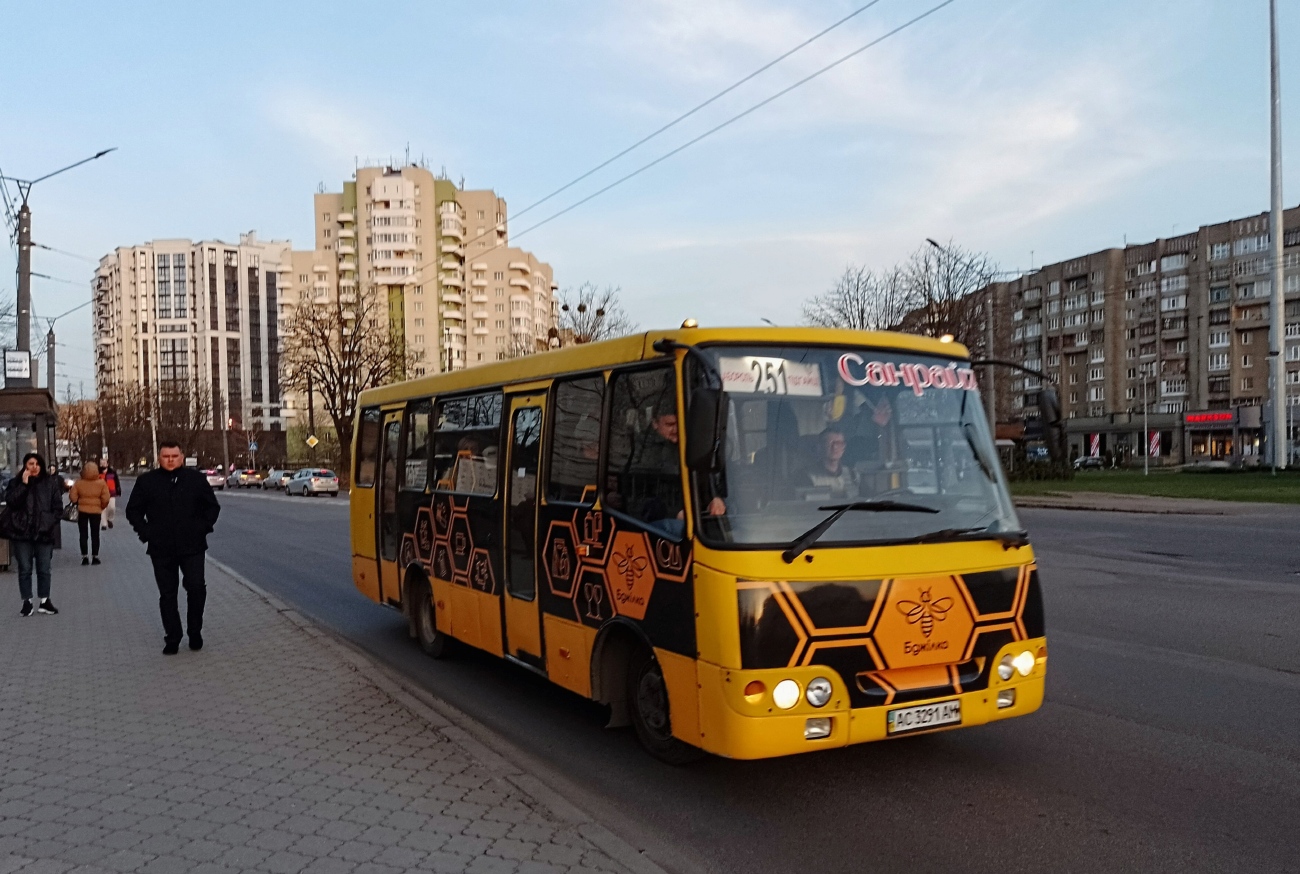 Волынская область, Богдан А09202 № AC 3291 AM