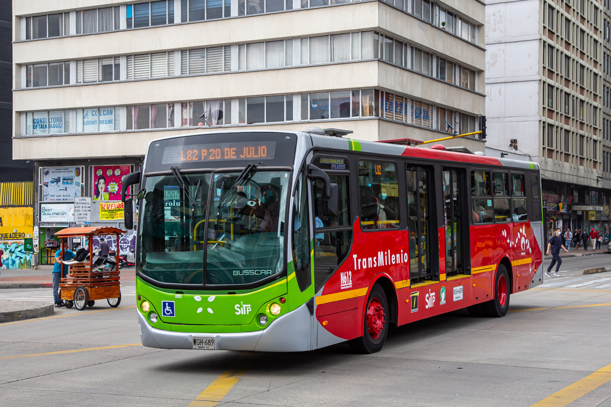 Колумбия, Busscar Urbanuss Pluss S3 № N612