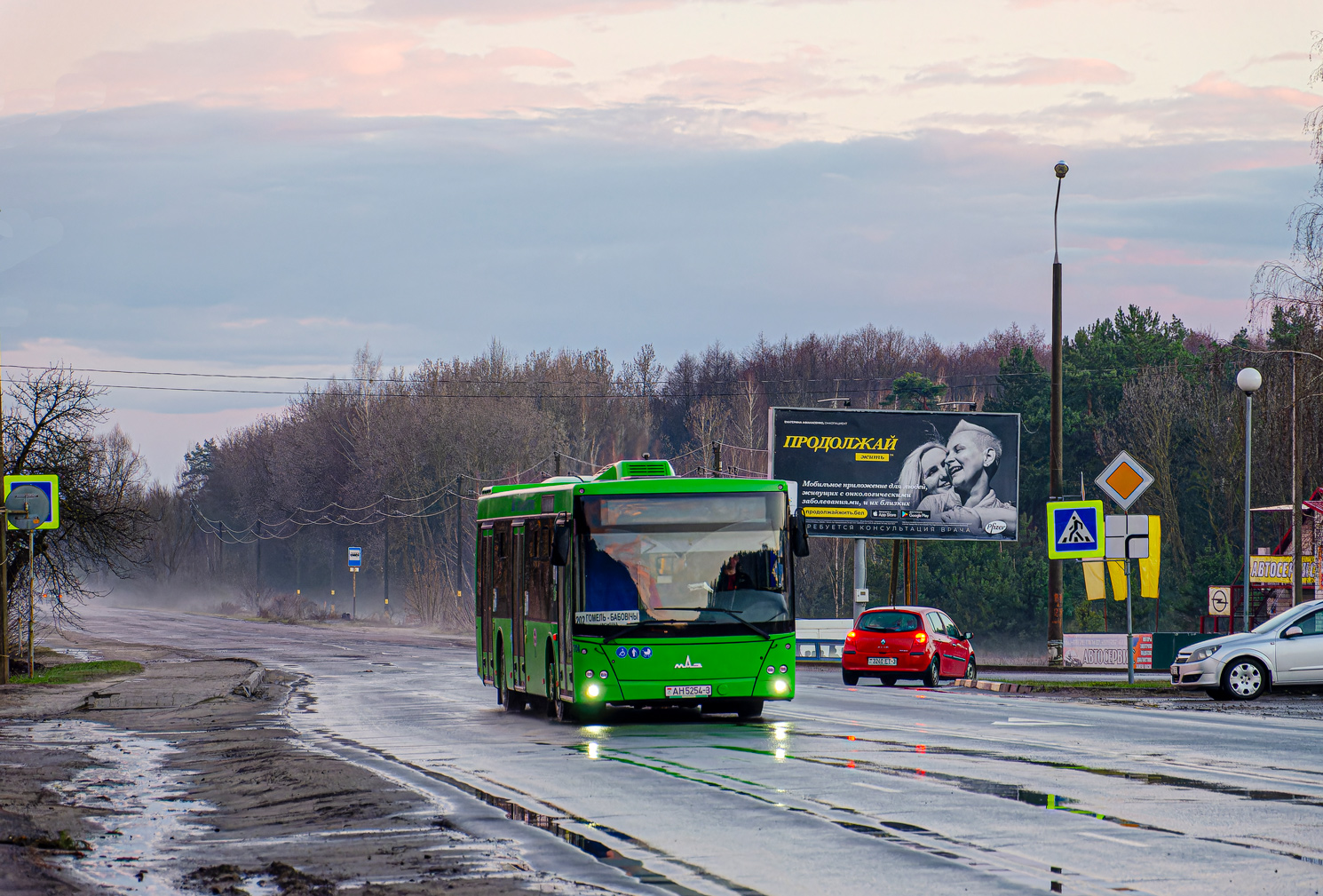 Гомельская область, МАЗ-203.045 № 037214
