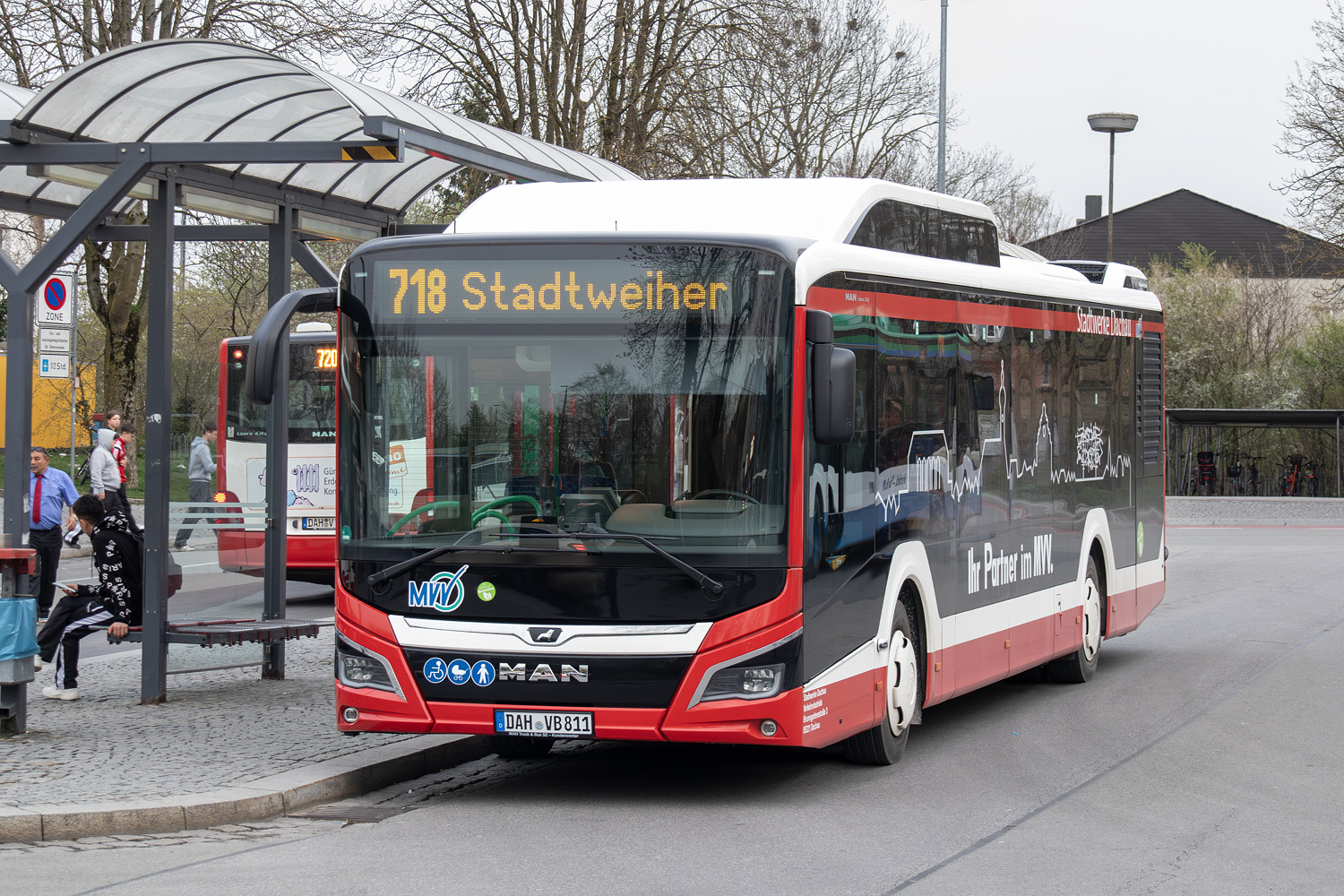 Бавария, MAN 12C Lion's City 12 G NL320 EfficientHybrid № DAH-VB 811