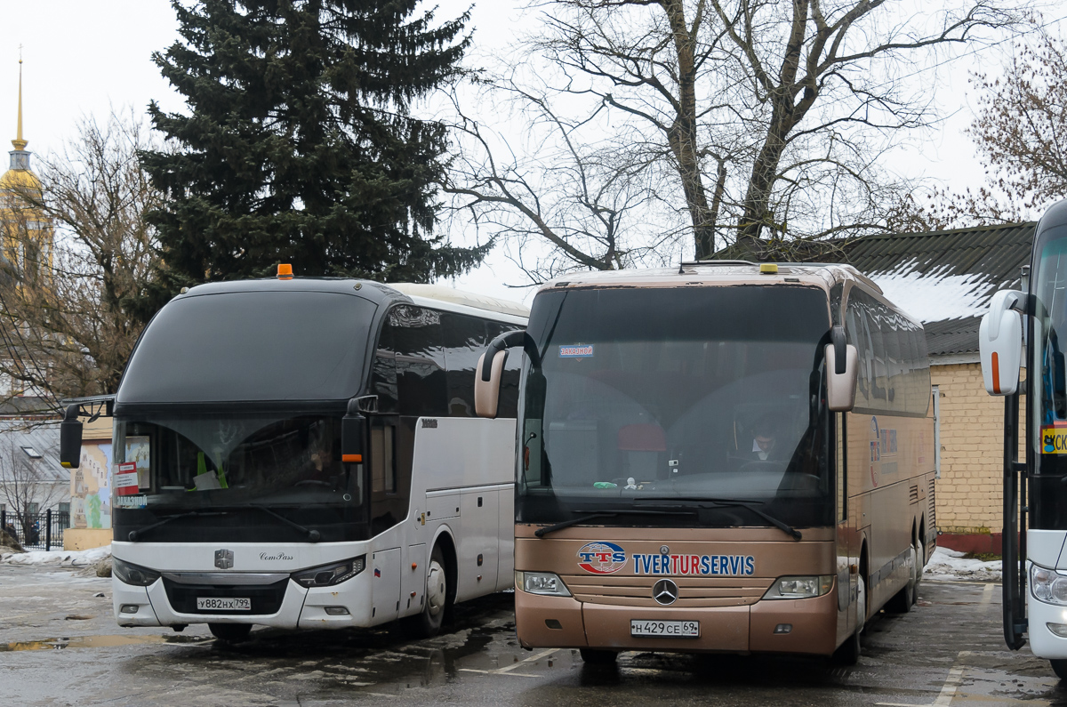 Тверская область, Mercedes-Benz O580-16RHD Travego M № Н 429 СЕ 69