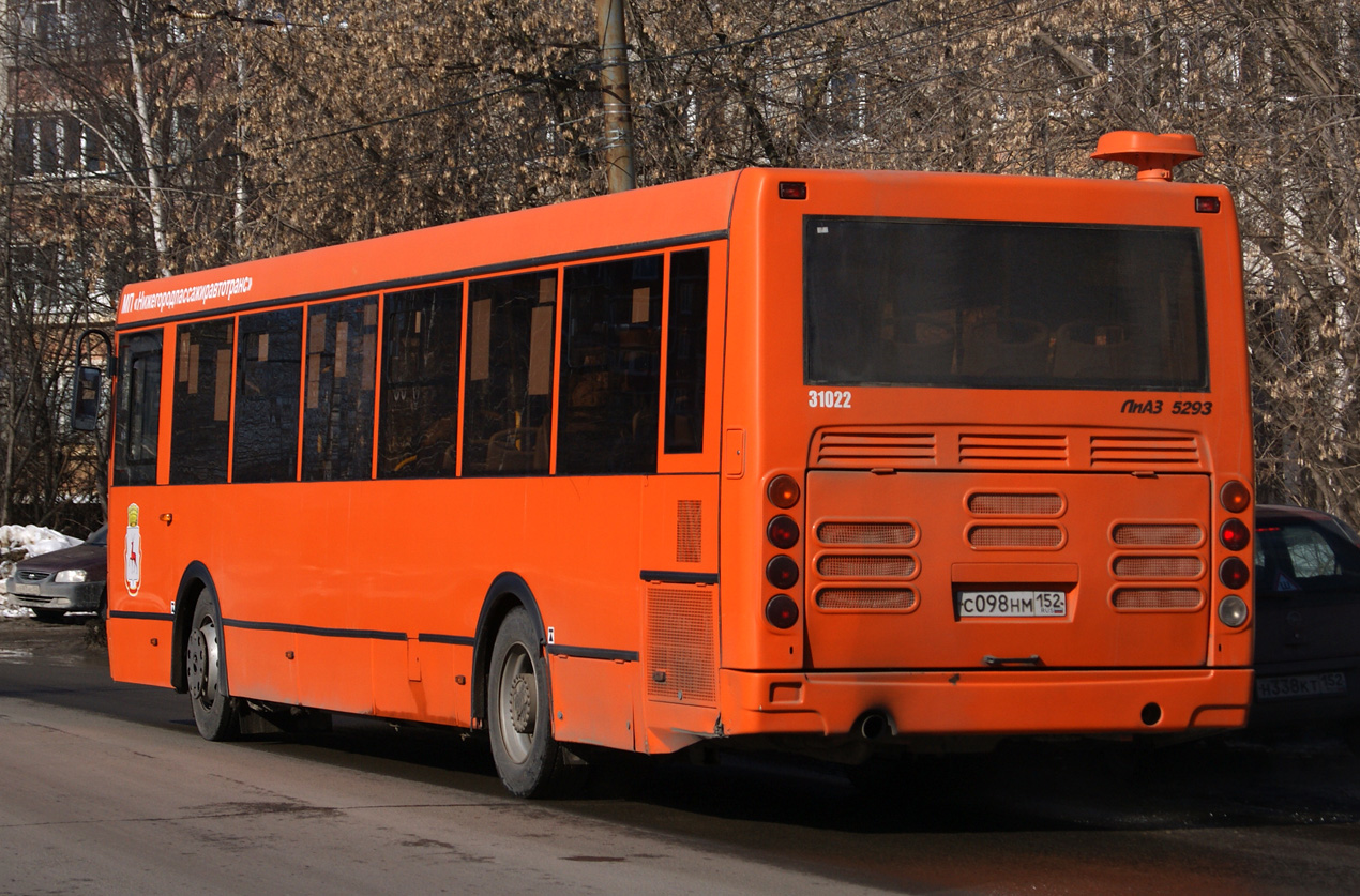 Нижегородская область, ЛиАЗ-5293.60 № 31022