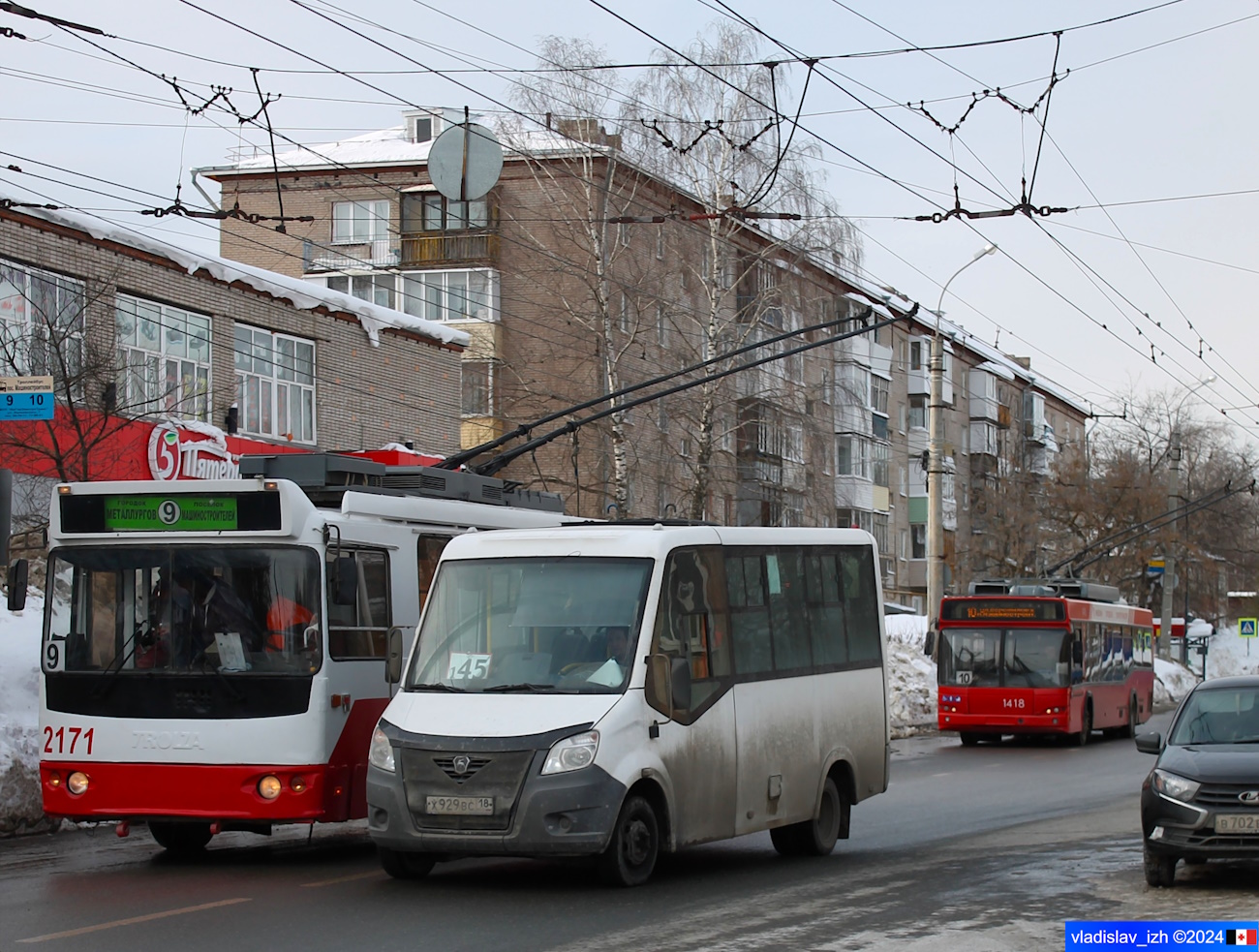 Удмуртия, ГАЗ-A64R42 Next № Х 929 ВС 18