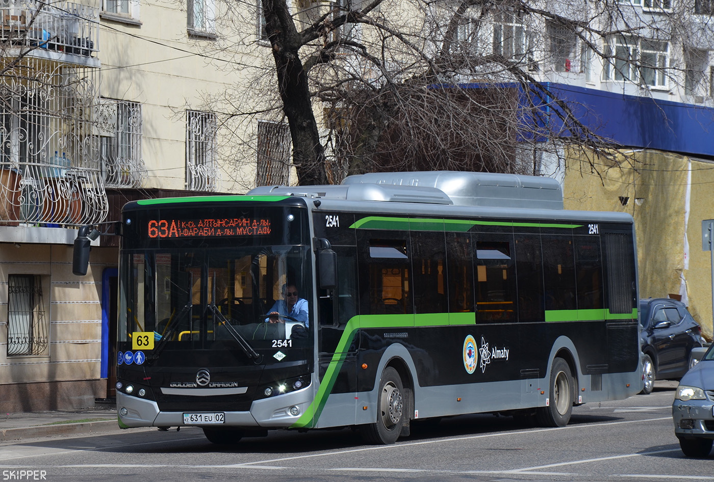 Алматы, Golden Dragon XML6125CN (Hyundai Trans Auto) № 2541
