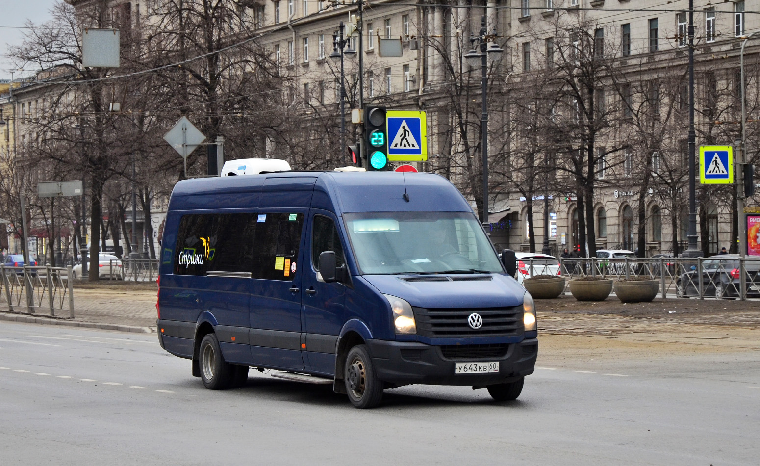 Pskov region, Luidor-223701 (Volkswagen Crafter) # У 643 КВ 60