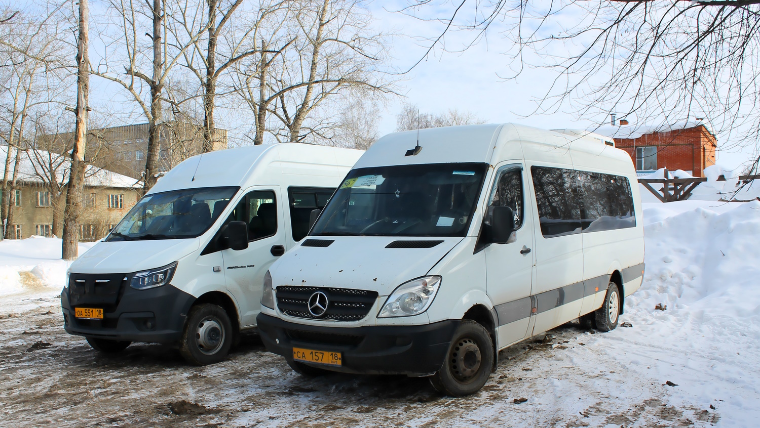 Удмуртия, Луидор-223602 (MB Sprinter) № СА 157 18