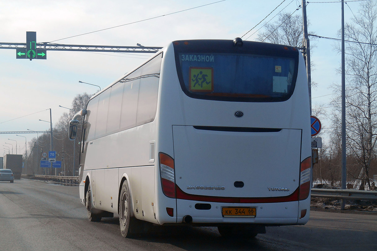 Свердловская область, Yutong ZK6938HB9 № КК 344 66