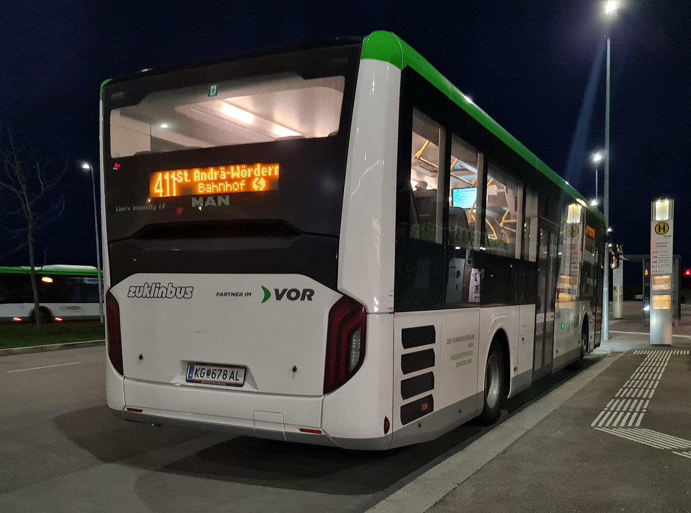 Австрия, MAN 42C Lion's Intercity LE 12 LEÜ360 № KG 678 AL