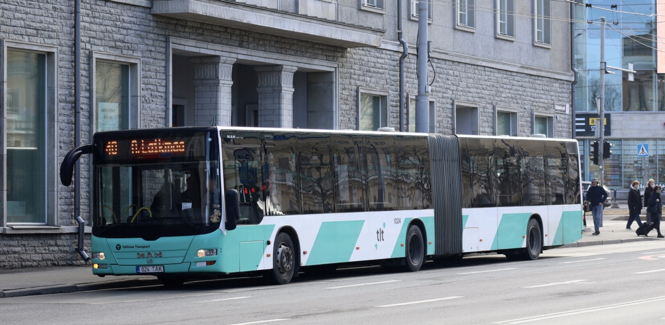 Эстония, MAN A40 Lion's City GL NG323 № 1024