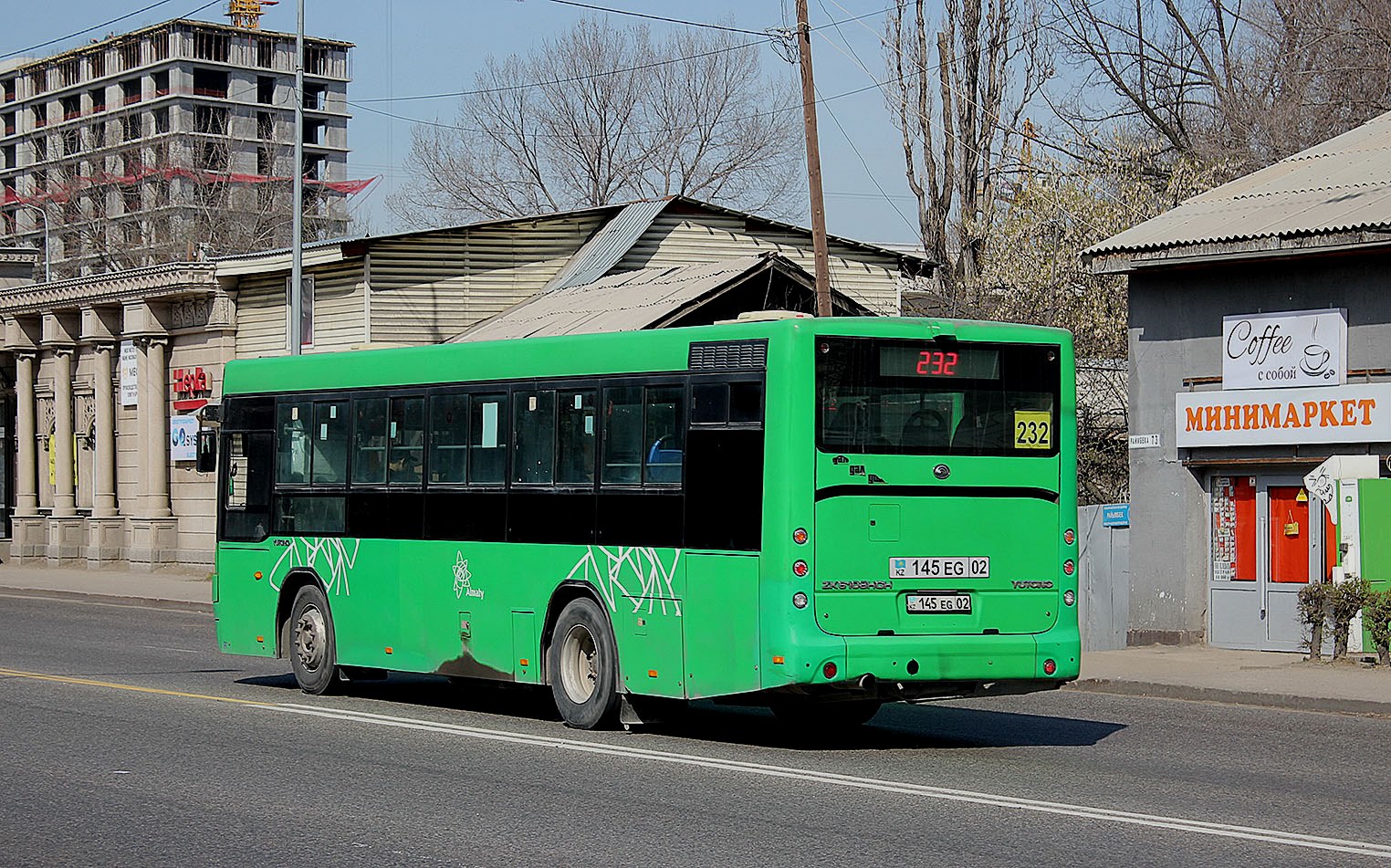 Алматы, Yutong ZK6108HGH № 145 EG 02