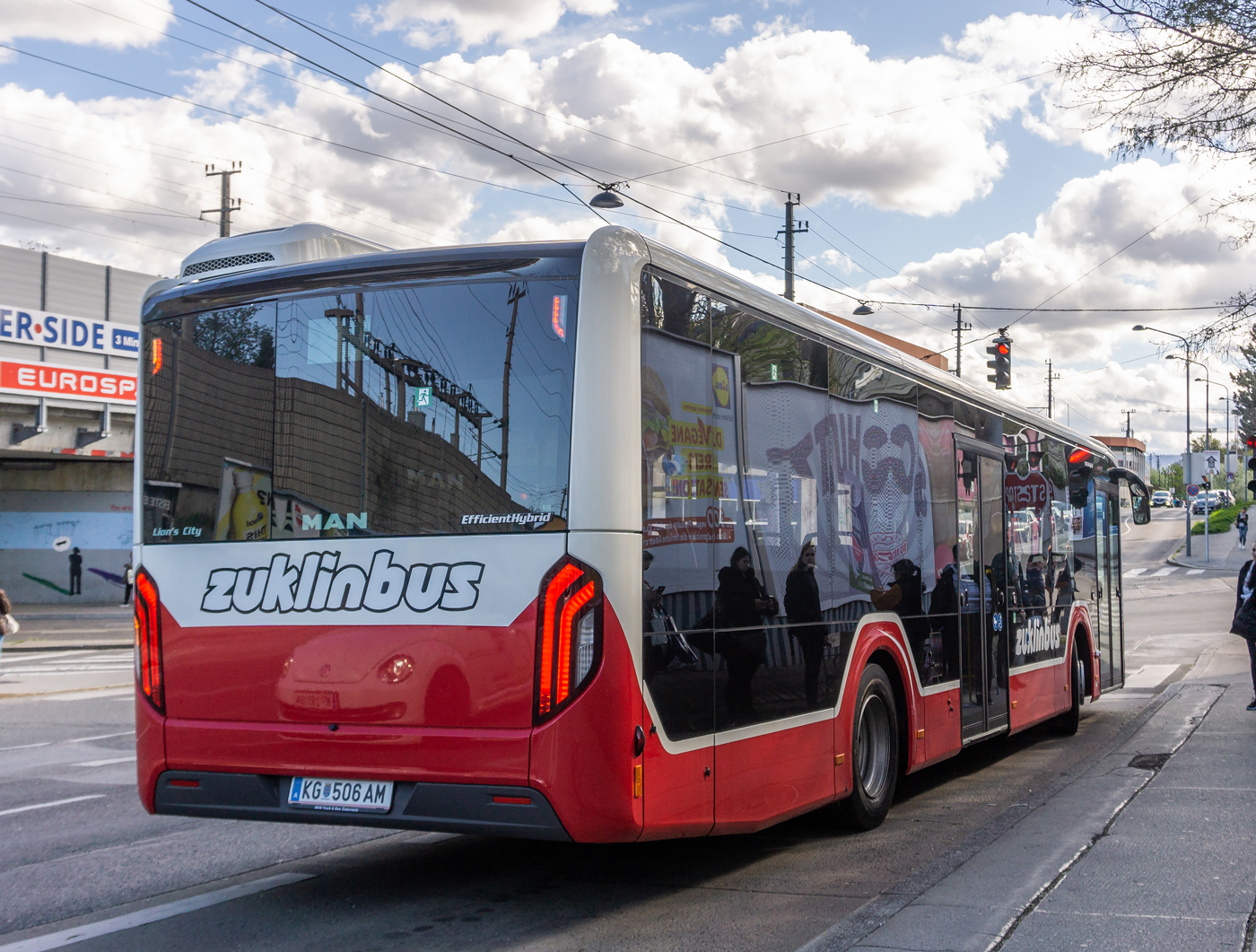 Австрия, MAN 12C Lion's City 12 NL280 EfficientHybrid № KG 506 AM