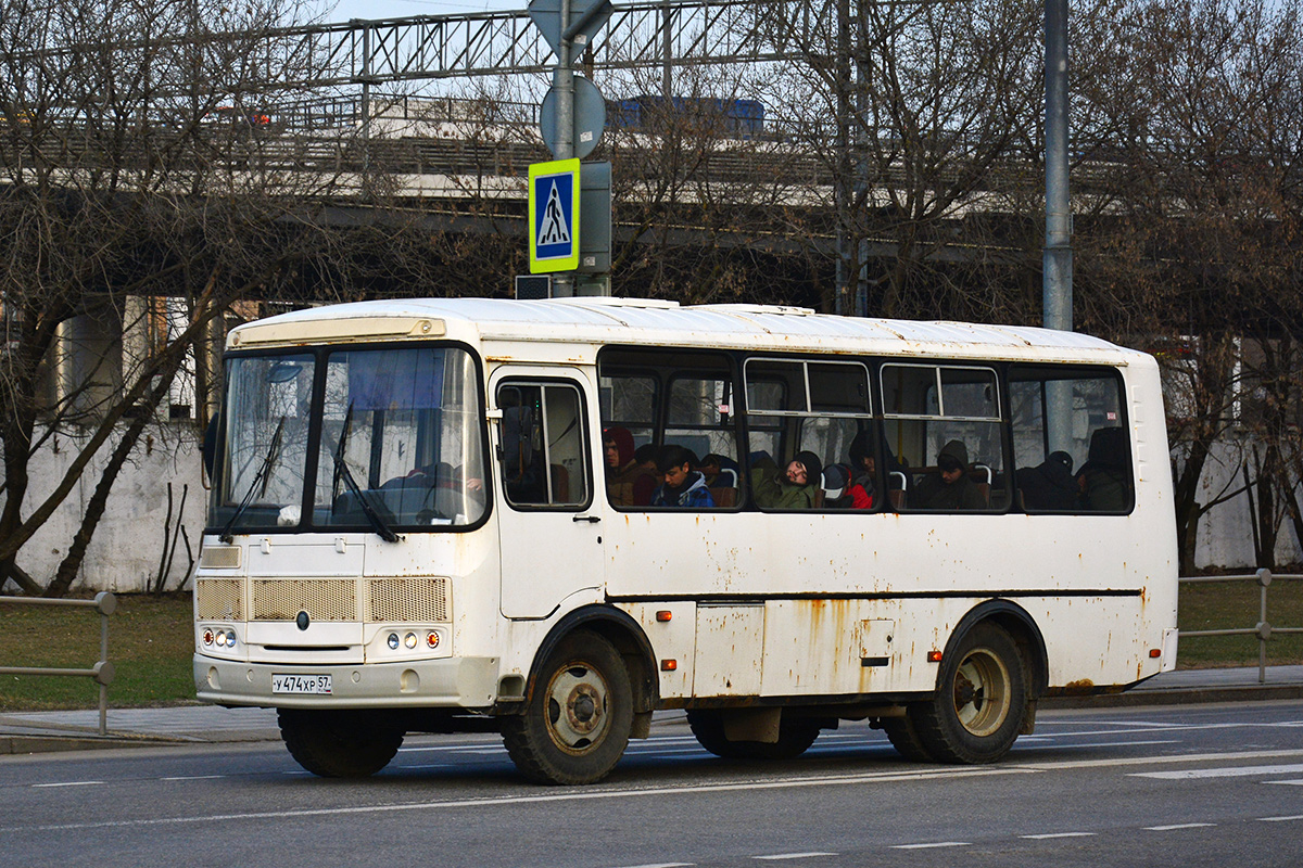 Орловская область, ПАЗ-320530-04 № У 474 ХР 57