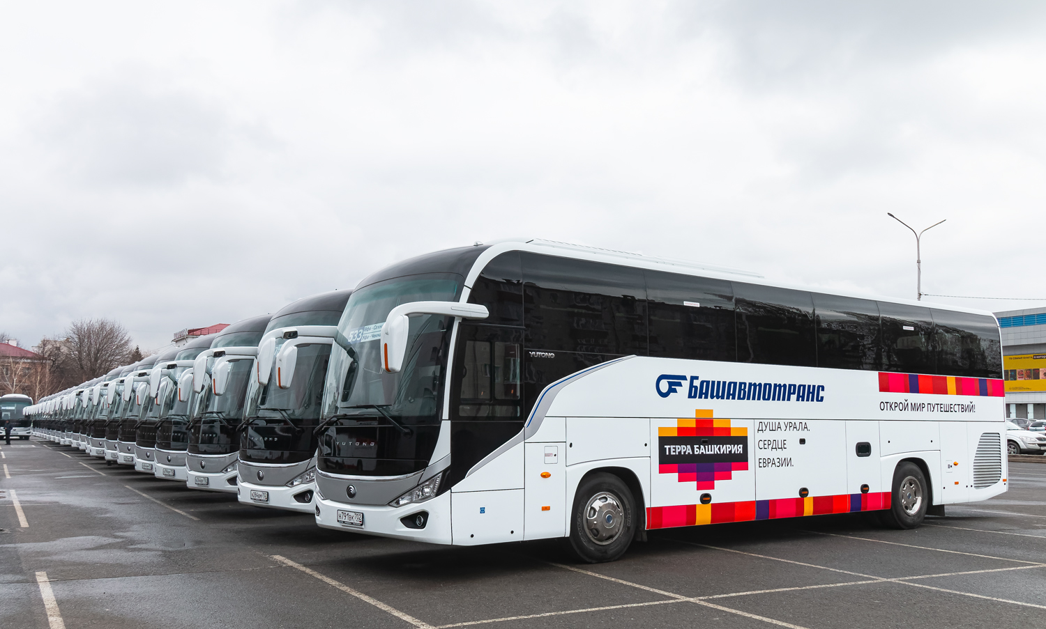 Башкортостан, Yutong C12PRO (ZK6128H) № 0981; Башкортостан — Презентации новых автобусов ГУП "Башавтотранс"