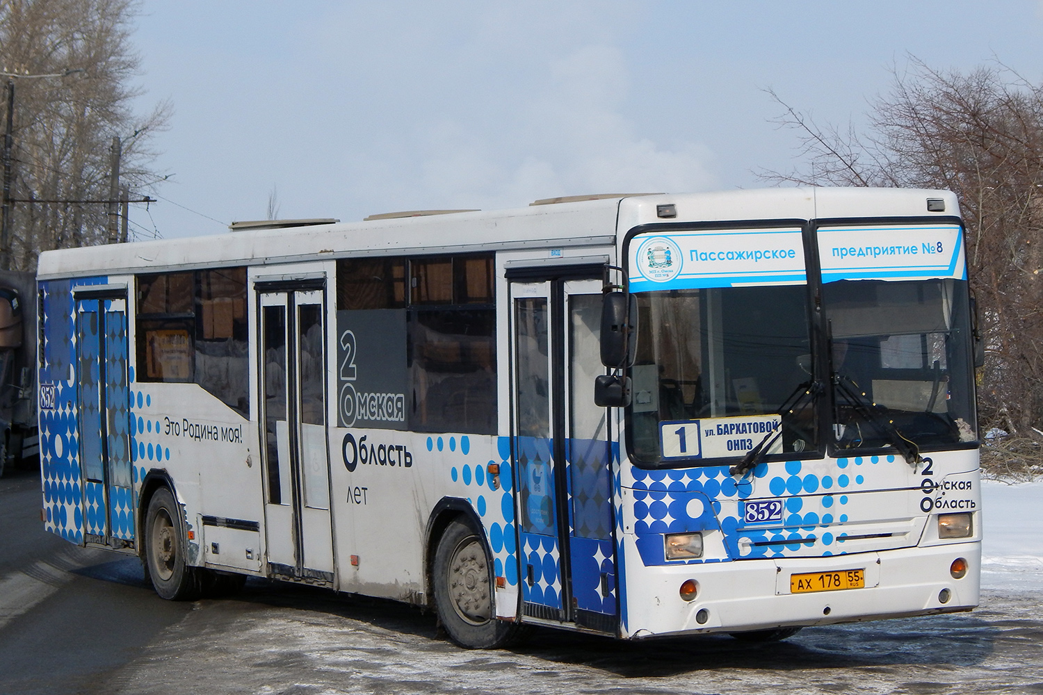 Омская область, НефАЗ-5299-30-32 № 852 Омская область, НефАЗ-5299-30-32 № 852