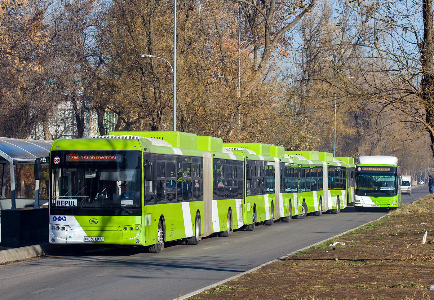 Узбекистан, King Long XMQ6180G № 01211