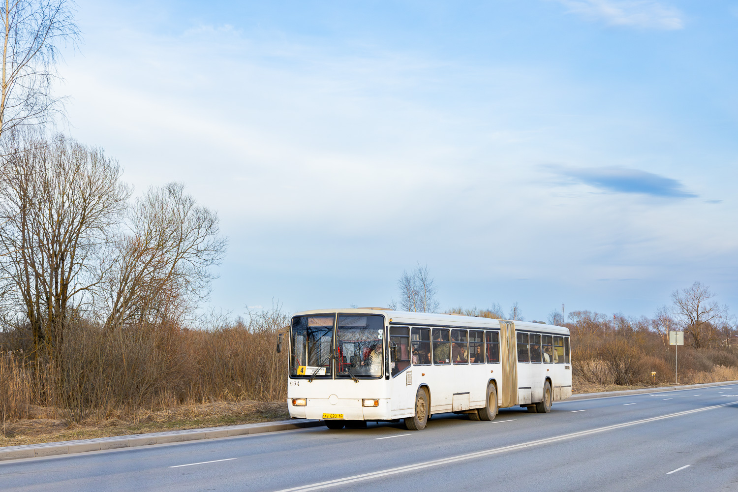 Псковская область, Mercedes-Benz O345G № 694