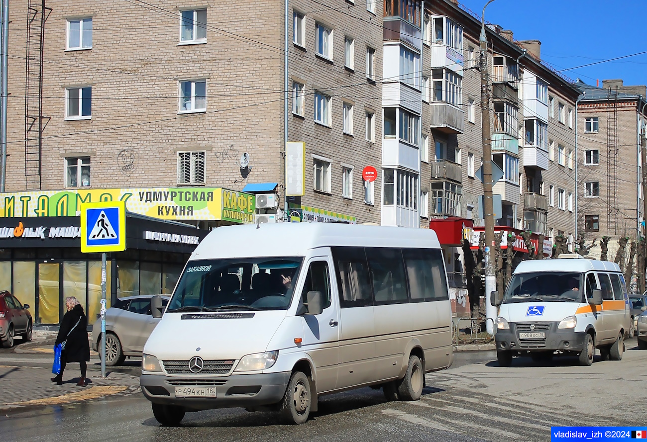Удмуртия, Луидор-223203 (MB Sprinter Classic) № Р 494 КН 18 Удмуртия, Луидор-223203 (MB Sprinter Classic) № Р 494 КН 18