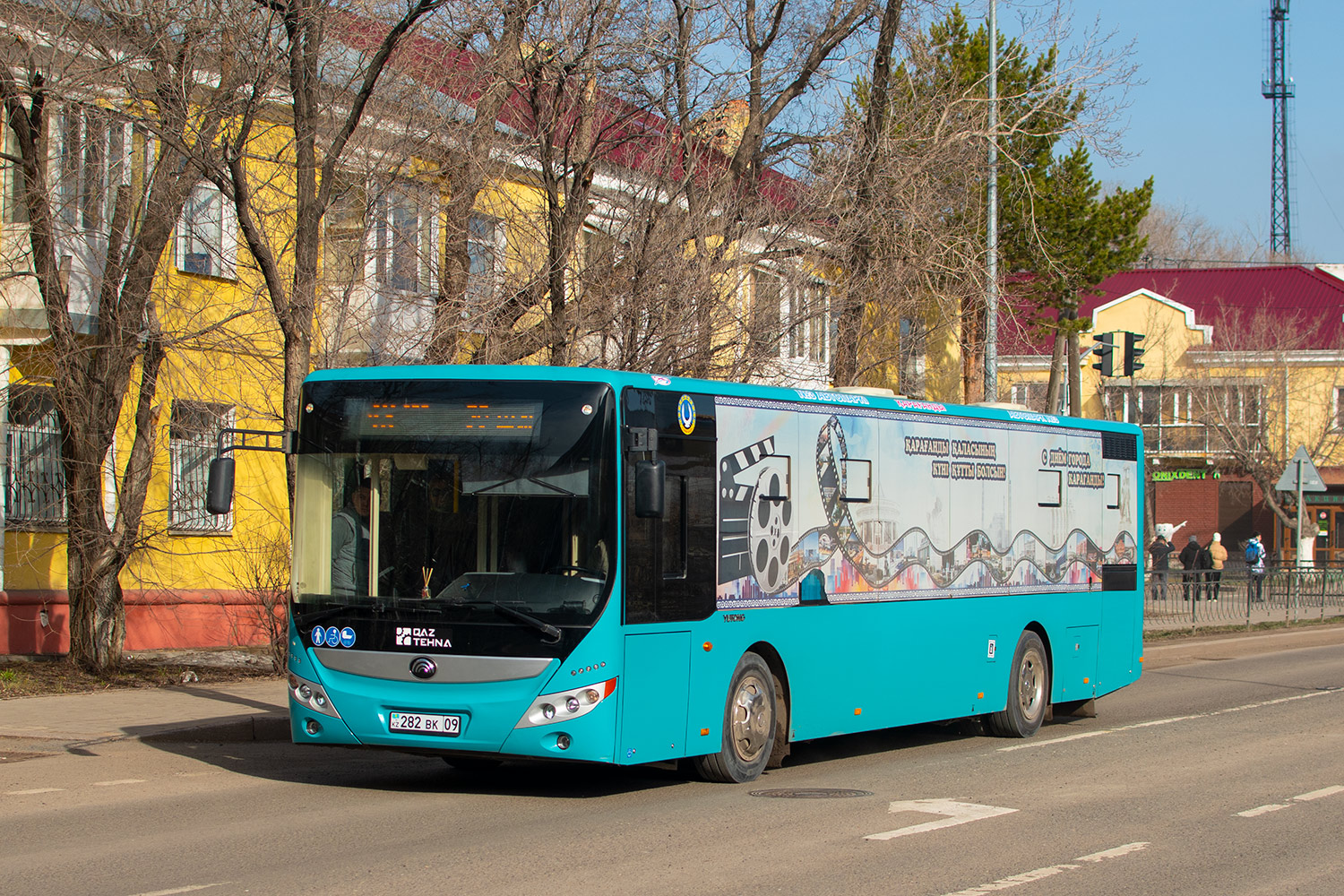 Karagandy province, Yutong ZK6118HGA (QazTehna) # 282 BK 09