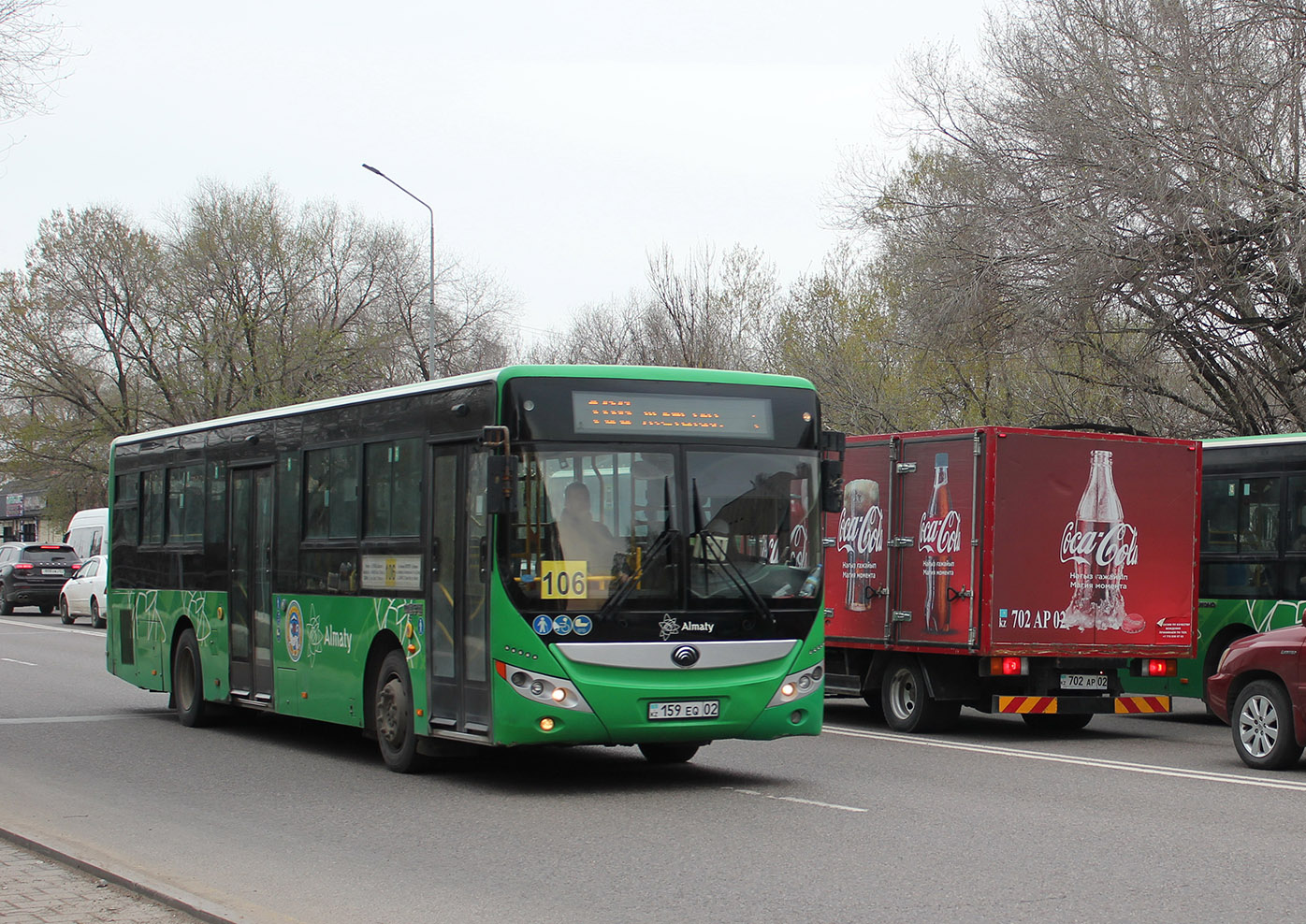 Алматы, Yutong ZK6118HGA № 159 EQ 02