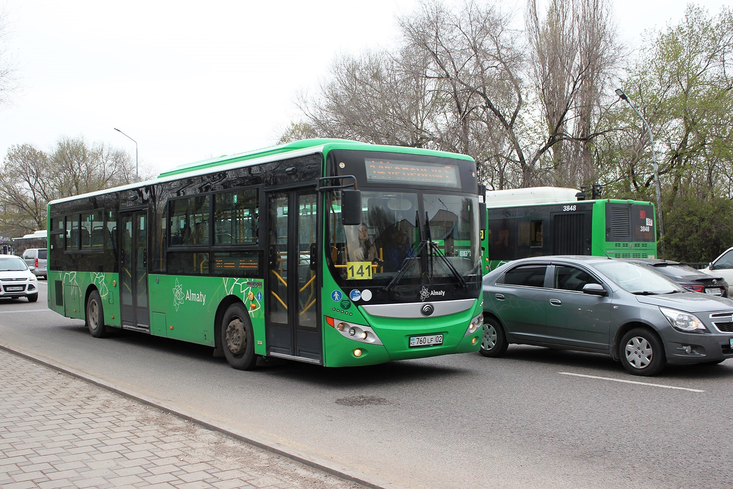 Алматы, Yutong ZK6118HGA № 760 LF 02 Алматы, Yutong ZK6118HGA № 760 LF 02