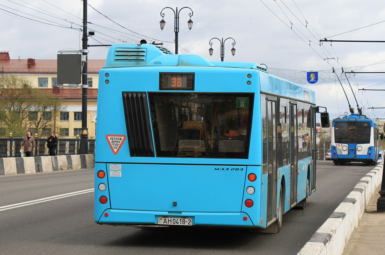 Витебская область, МАЗ-203.047 № 012254