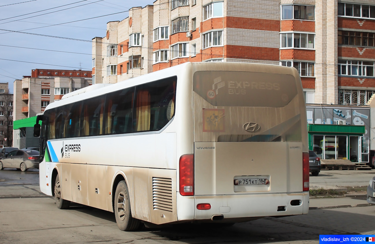 Удмуртия, Hyundai Universe Space Luxury № Р 751 КТ 18
