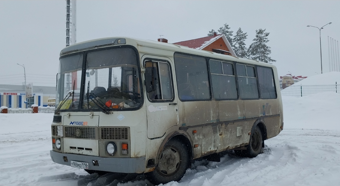 Татарстан, ПАЗ-32053 № У 988 МО 116