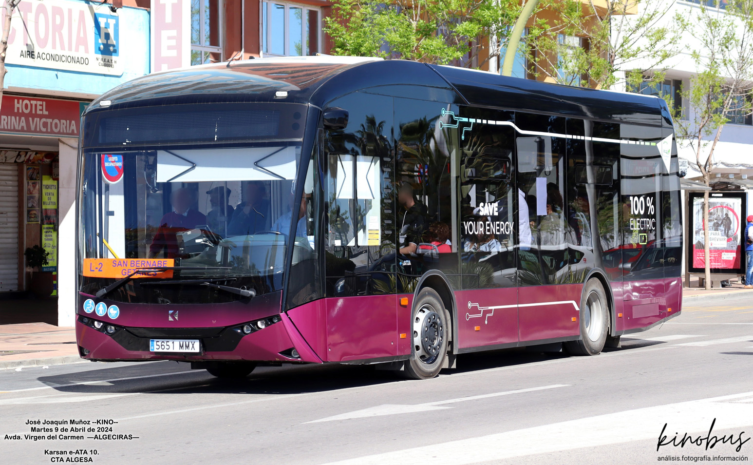 Испания, Karsan e-ATA 10 № 5651 MMX