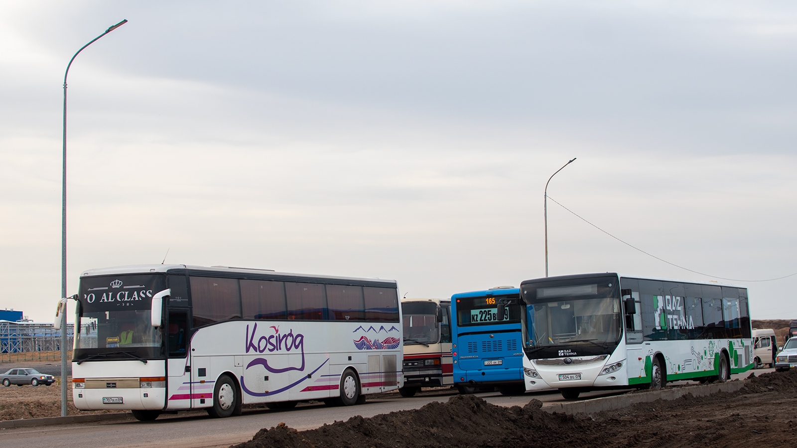 Карагандинская область, Van Hool T915 Acron № 707 BUS 09; Карагандинская область, Setra S215H № 949 ADJ 09; Карагандинская область, Yutong ZK6126HGA № 504 BG 09