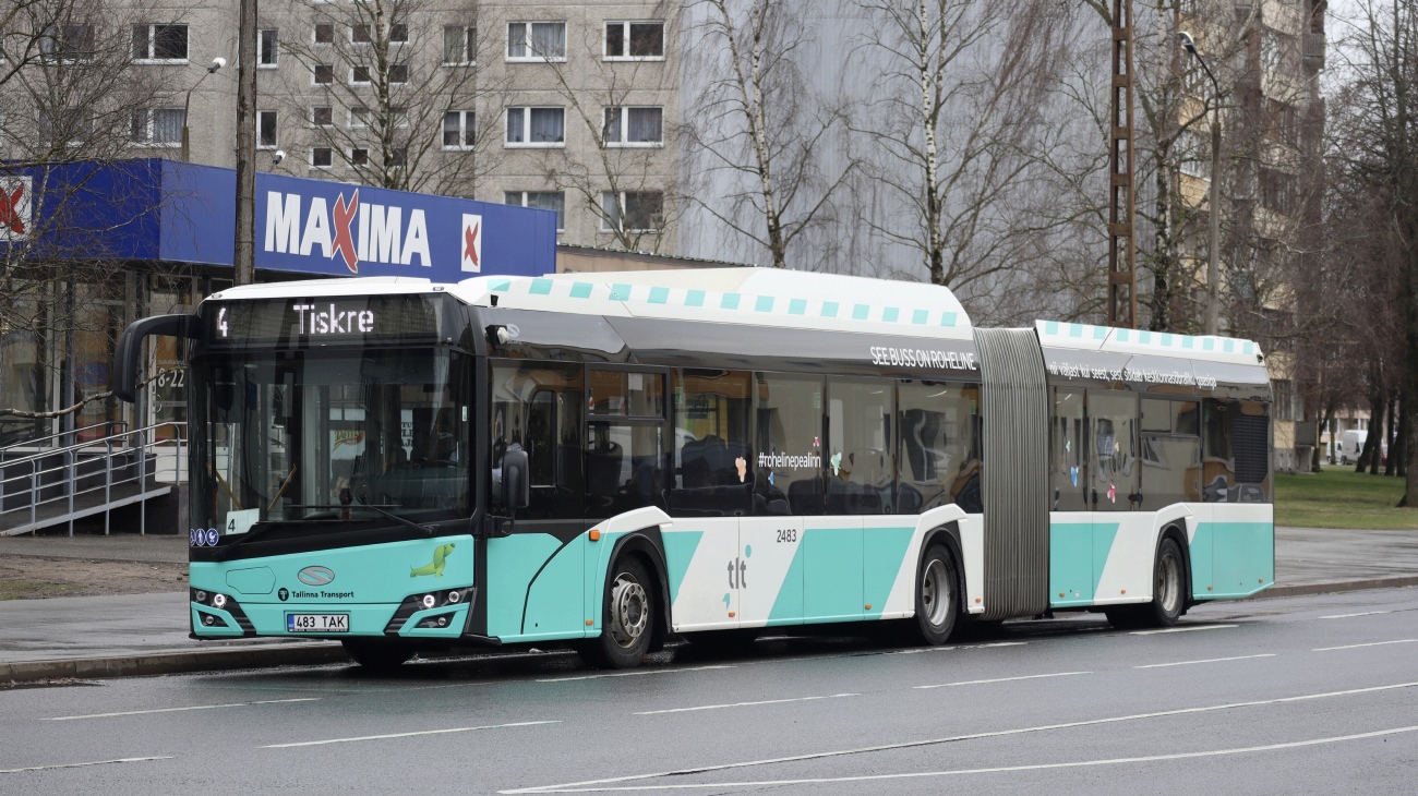 Эстония, Solaris Urbino IV 18 CNG № 2483