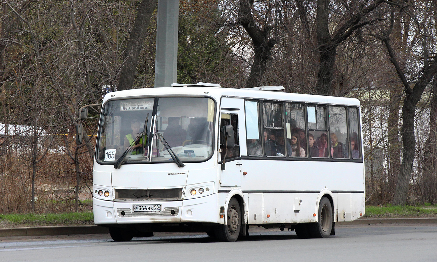 Penza region, PAZ-320412-04 "Vector" Nr. Р 364 ВХ 58