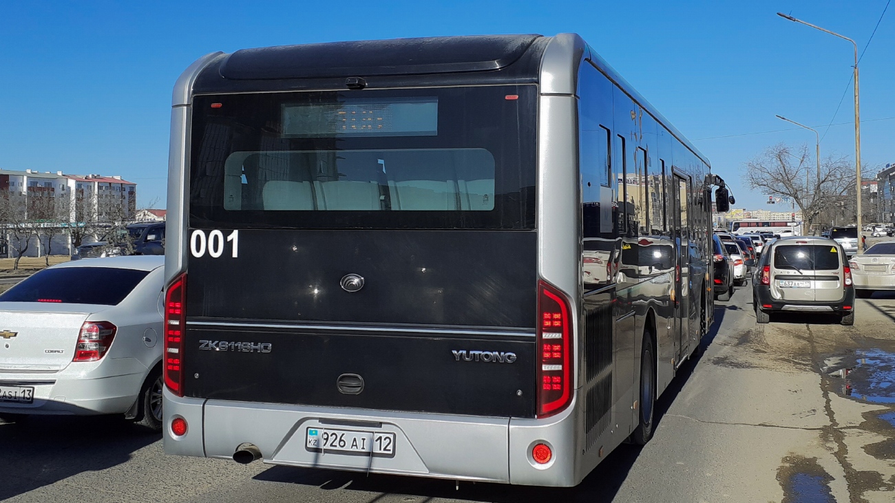Мангистауская область, Yutong ZK6116HG (QazTehna) № 001