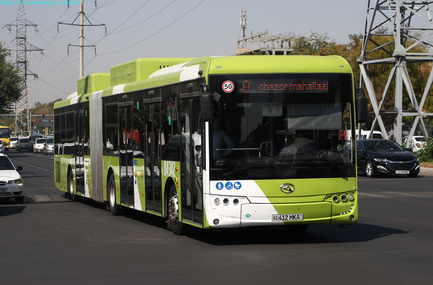 Узбекистан, King Long XMQ6180G № 04342