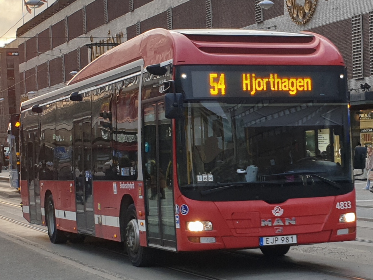 Швеция, MAN A37 Lion's City Hybrid NL253 № 4833