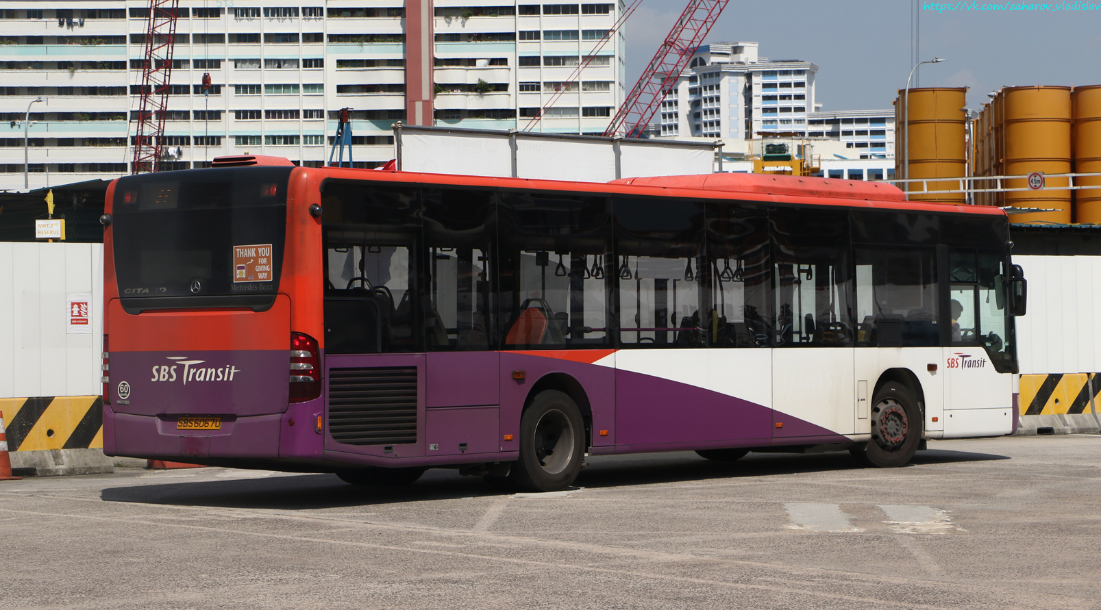 Сингапур, Mercedes-Benz O530 Citaro facelift RL № SBS6067U