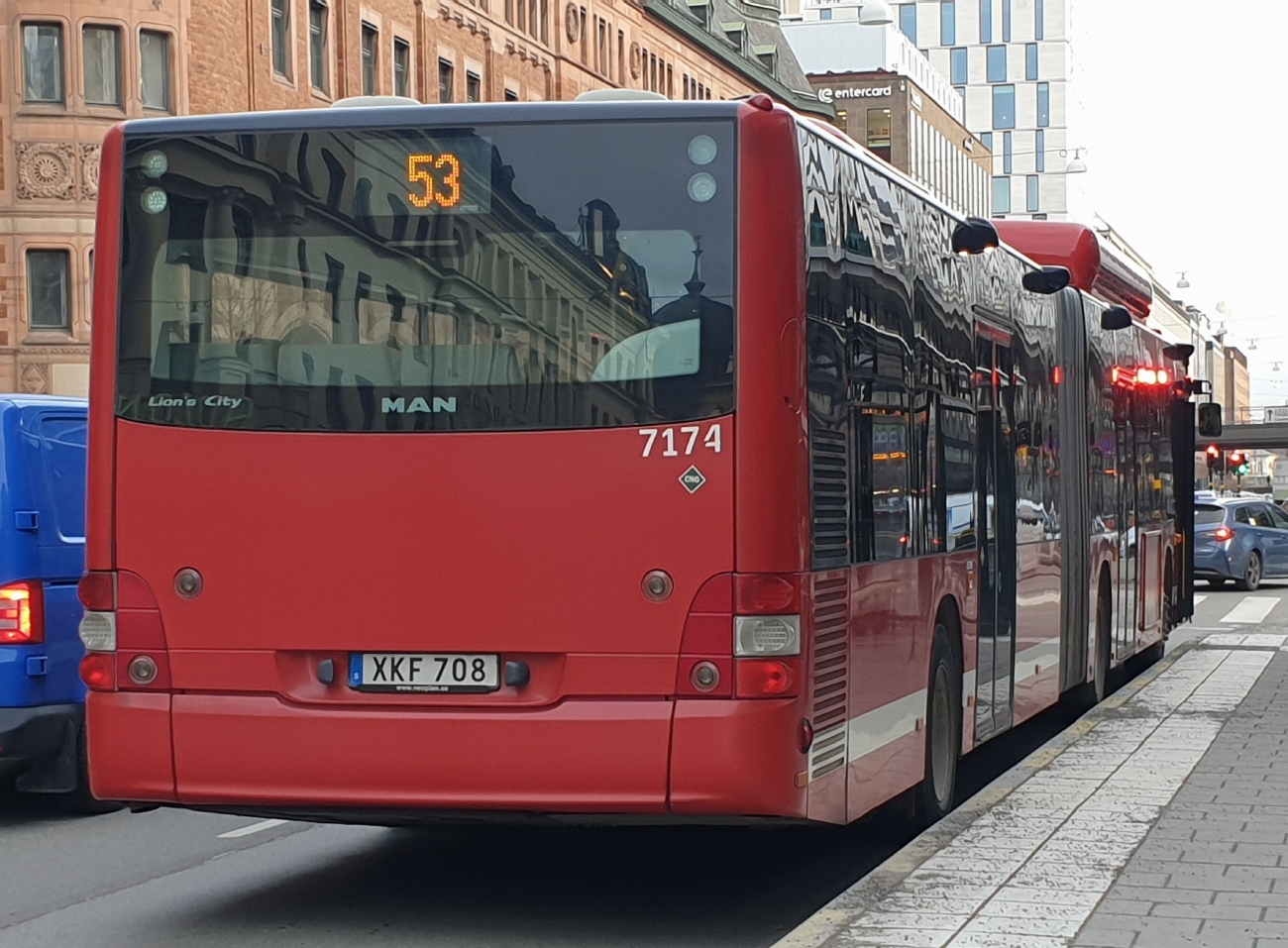 Швеция, MAN A23 Lion's City G NG313 CNG № 7174