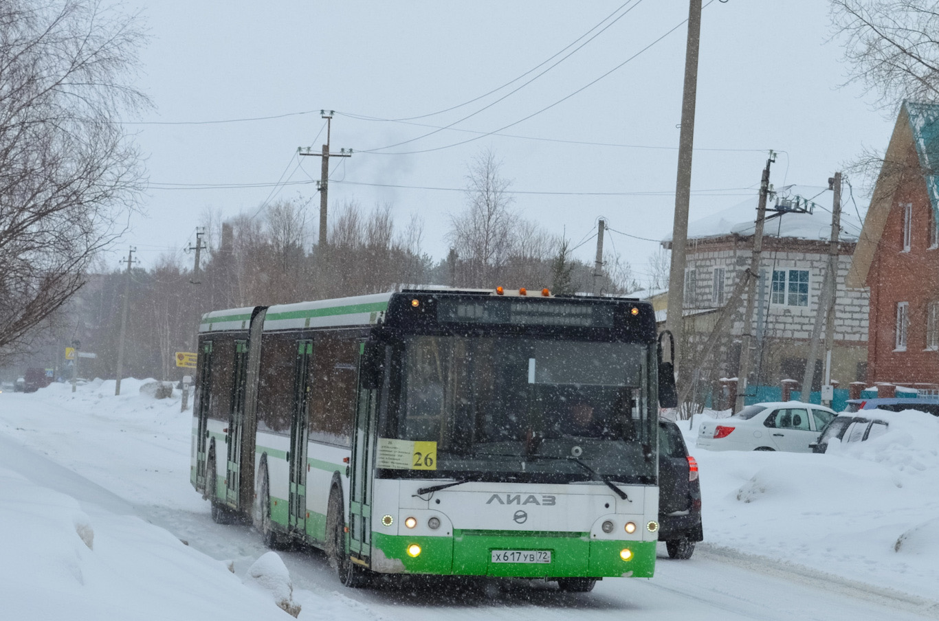Khanty-Mansi AO, LiAZ-6213.21 # Х 617 УВ 72