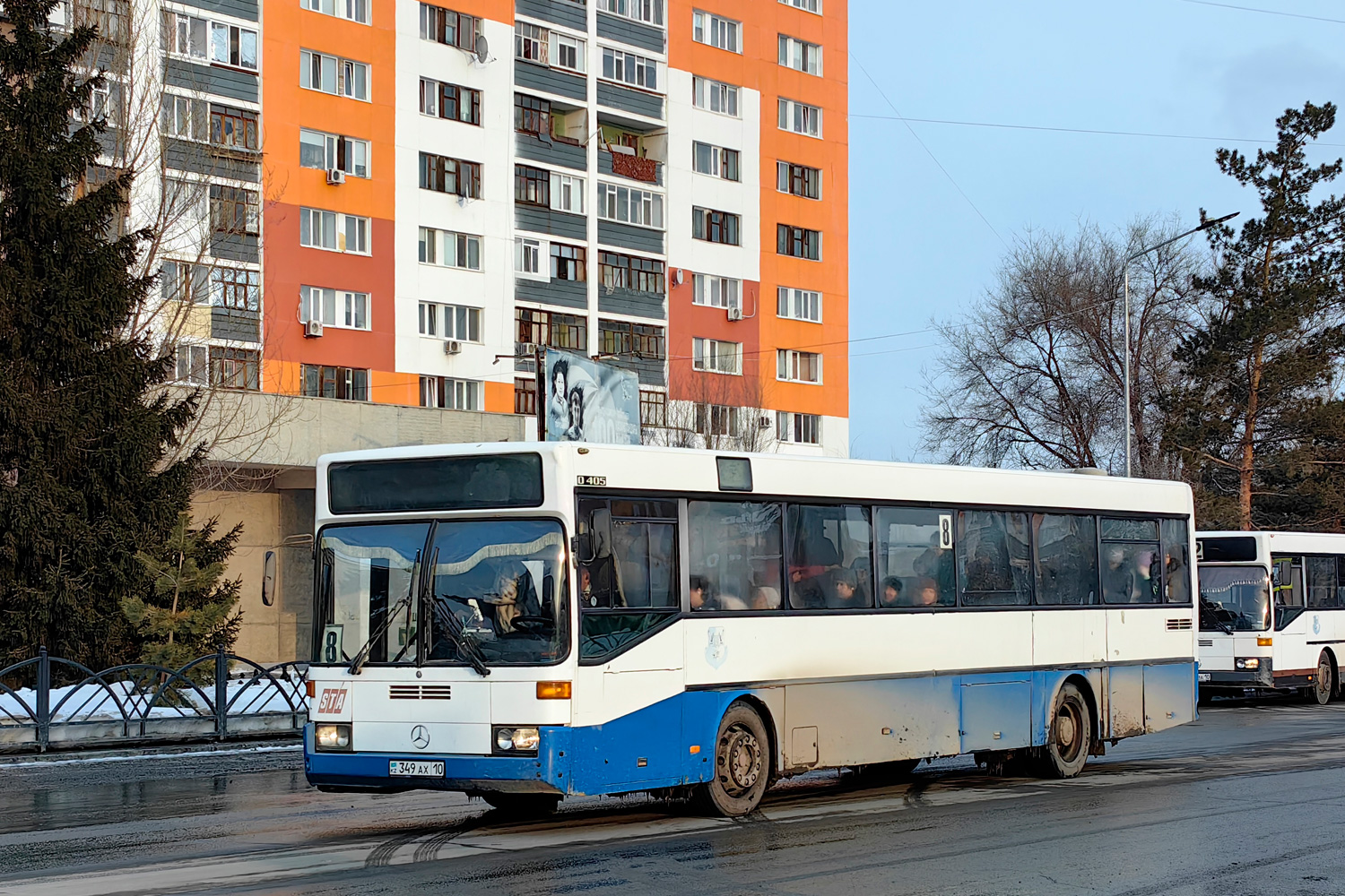 Костанайская область, Mercedes-Benz O405 № 349 AX 10; Костанайская область, Mercedes-Benz O405 № 843 LBA 10