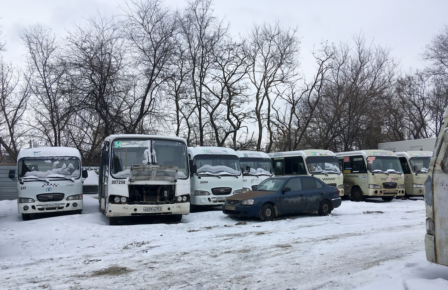 Ростовська область, Hyundai County SWB C08 (ТагАЗ) № 095; Ростовська область, ПАЗ-320402-03 № 007258; Ростовська область, Hyundai County SWB C08 (РЗГА) № 002095; Ростовська область — Разные фотографии
