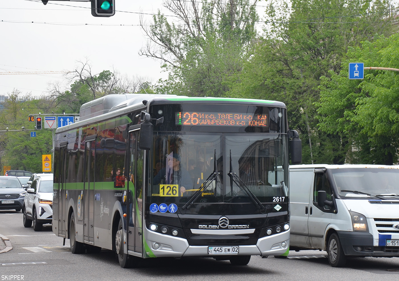 Алматы, Golden Dragon XML6125CN (Hyundai Trans Auto) № 2617
