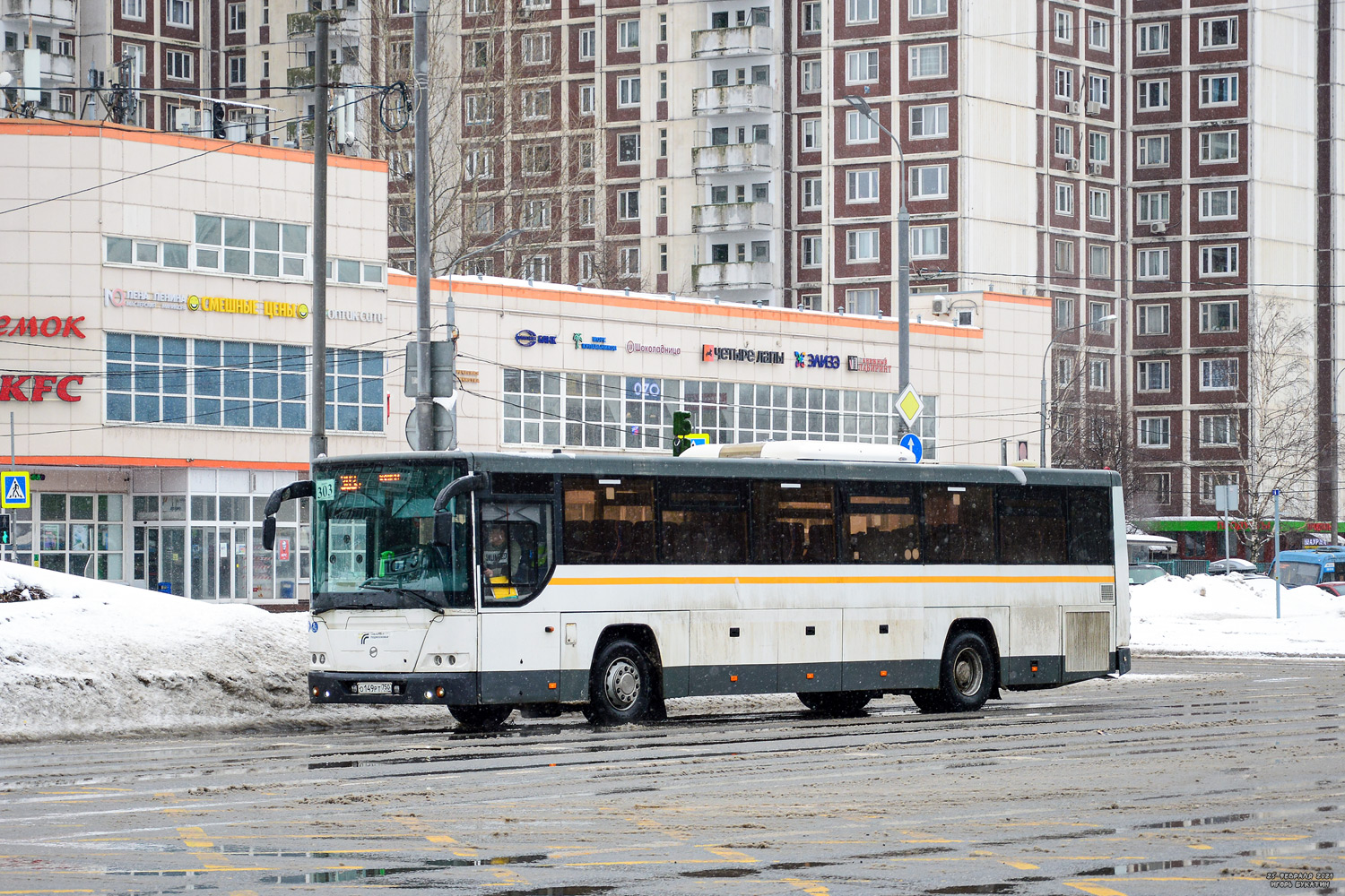Moscow region, LiAZ-5250 # О 149 РТ 750