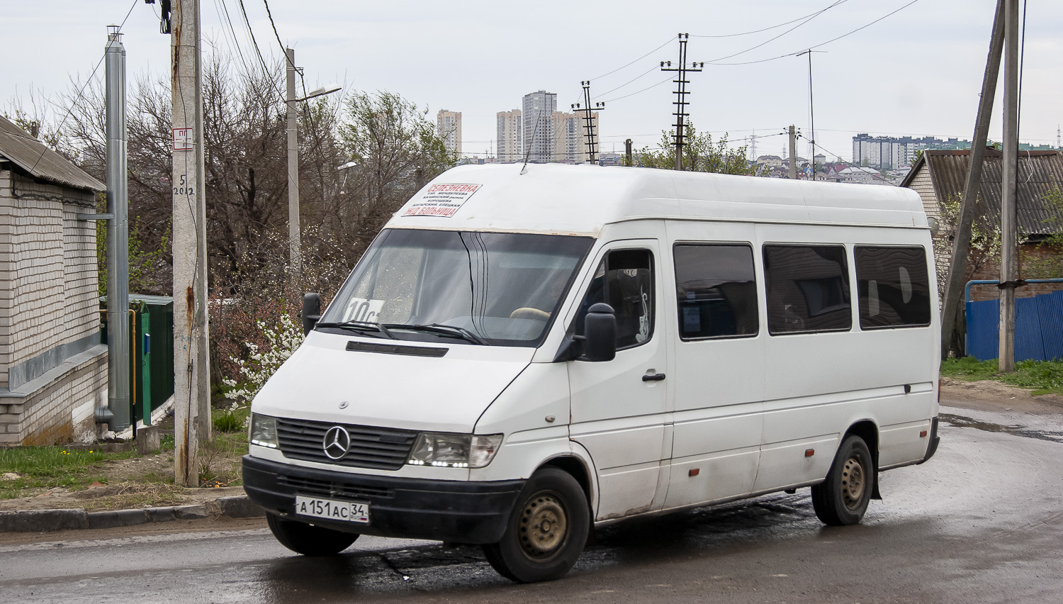 Волгоградская область, Mercedes-Benz Sprinter W903 308D № А 151 АС 34