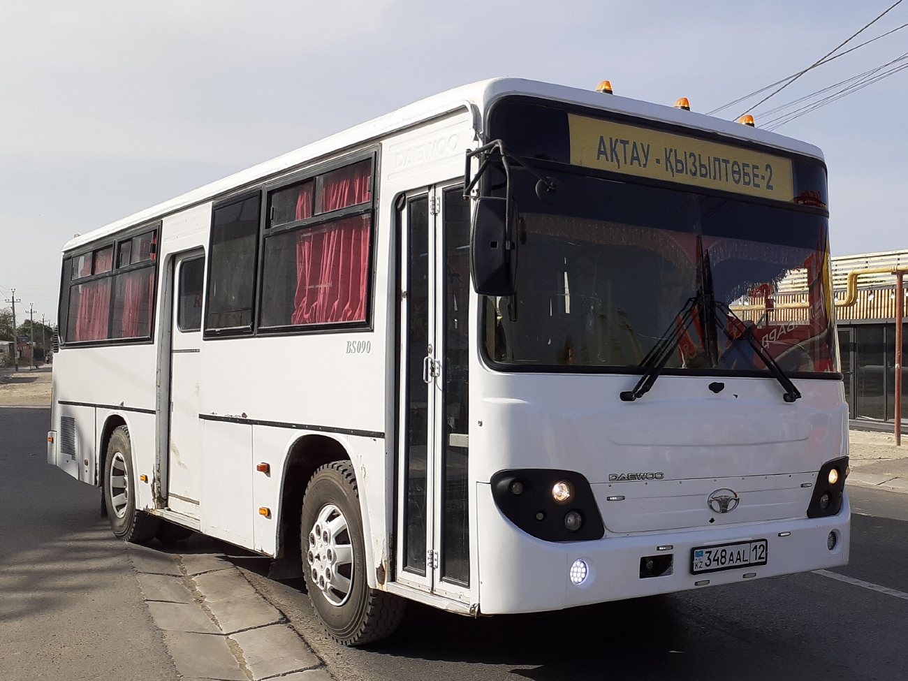 Мангистауская область, Daewoo BS090 (СемАЗ) № 348 AAL 12