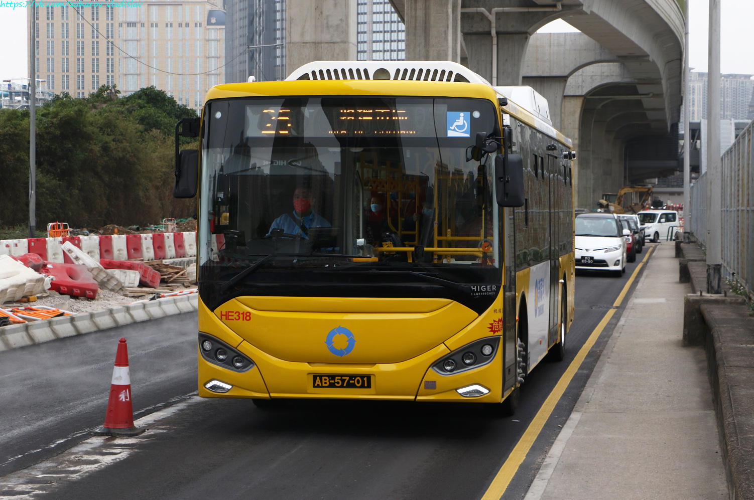 Китай, Higer KLQ6106GHEV1 № HE318