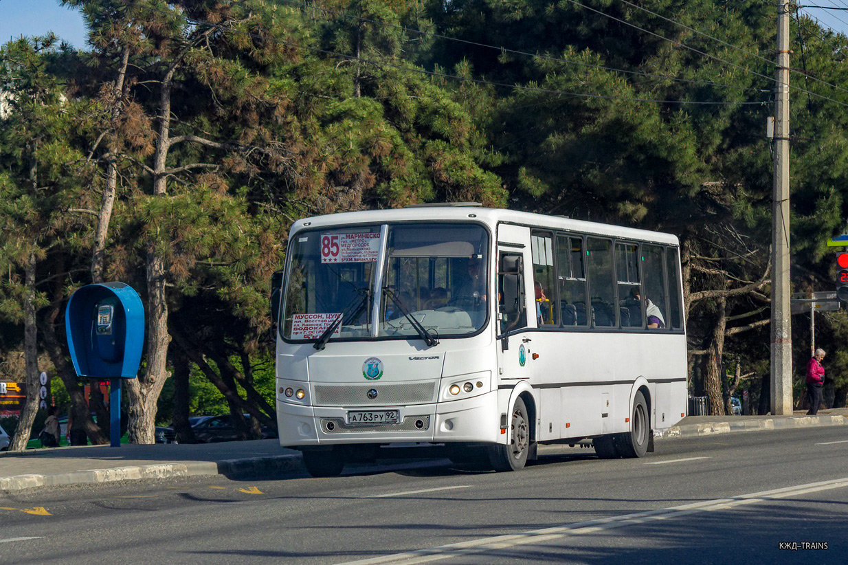 Севастополь, ПАЗ-320412-04 "Вектор" № А 763 РУ 92
