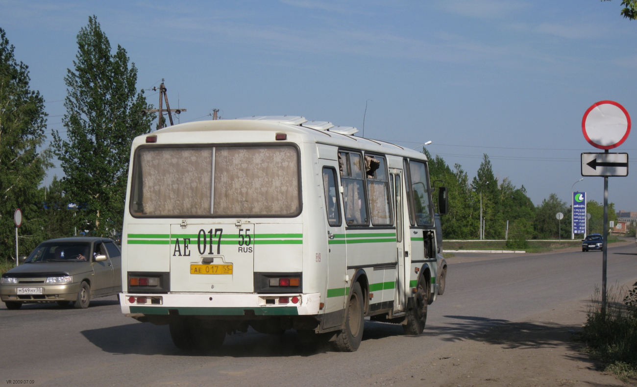 Омская область, ПАЗ-32053 № 819