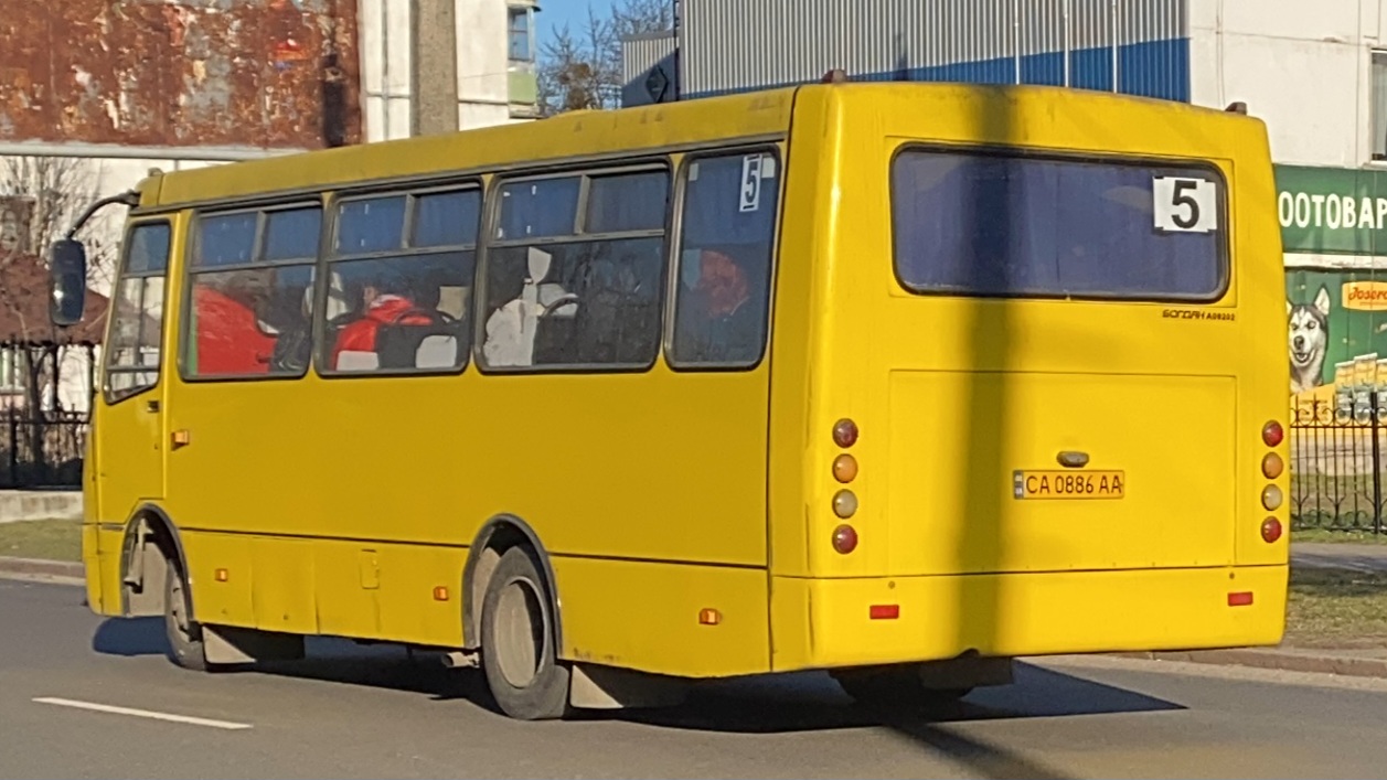 Чаркаская вобласць, Богдан А09202 № CA 0886 AA