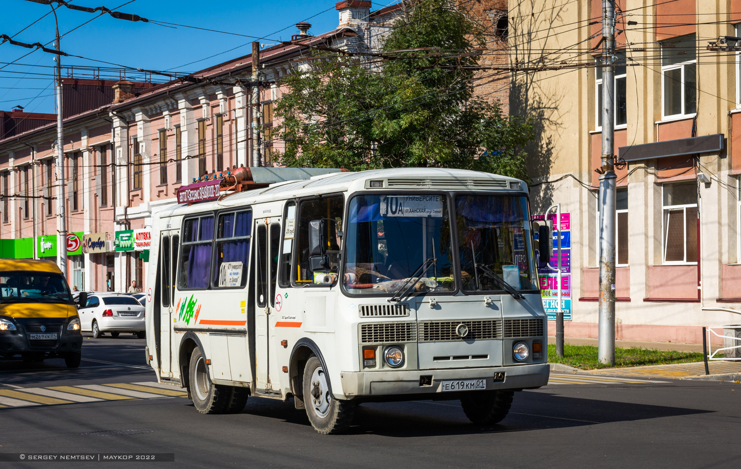 Адыгея, ПАЗ-32054 № Е 619 КМ 01