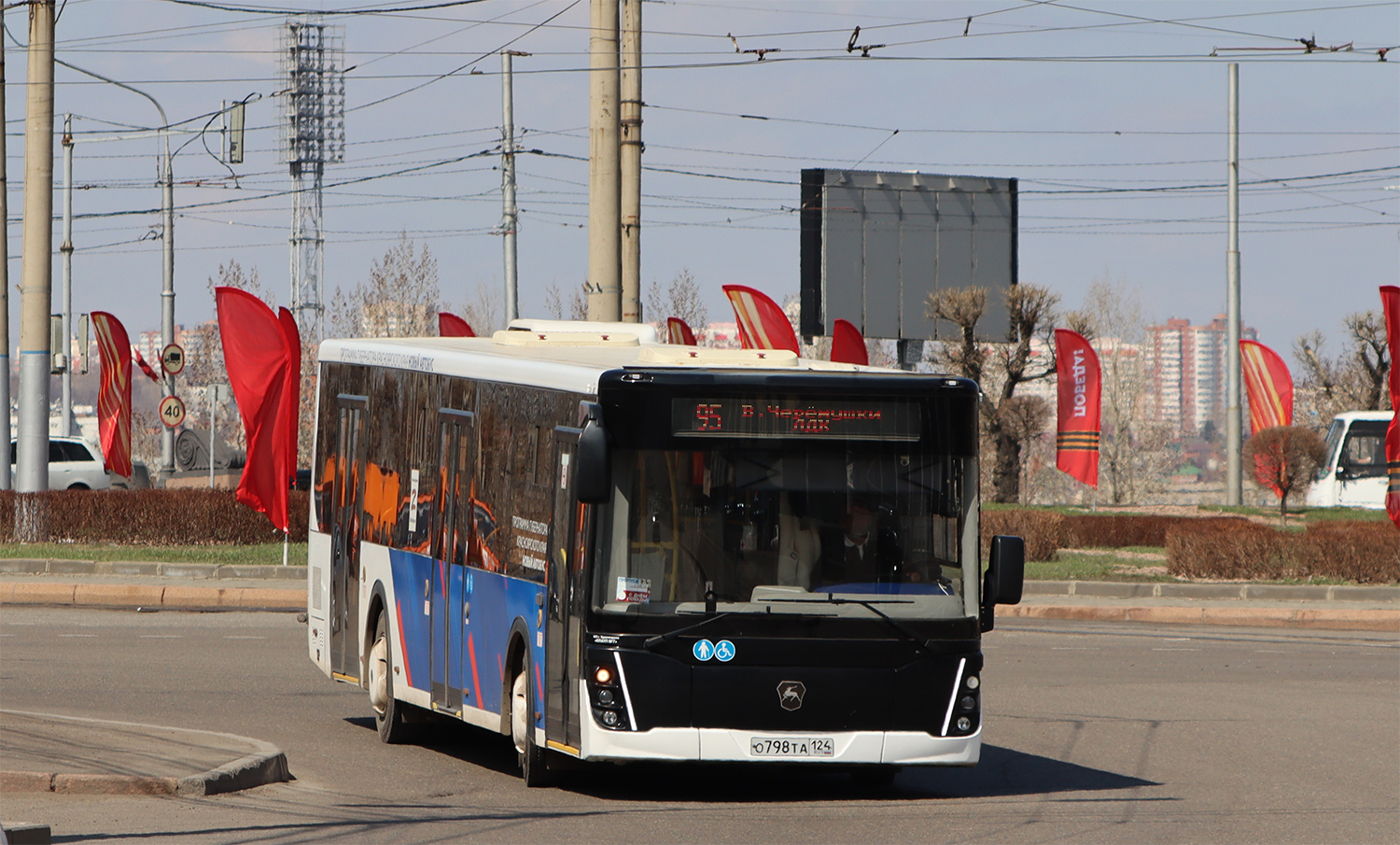 Красноярский край, ЛиАЗ-5292.65 № О 798 ТА 124